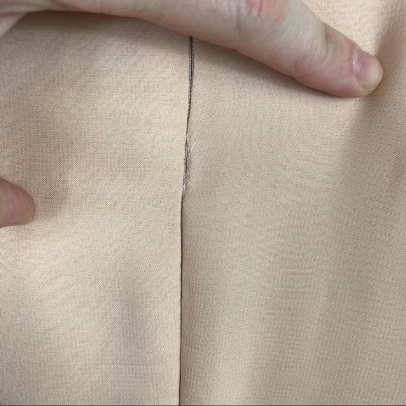 Jenny Yoo 'Blaire' Blush Sleeveless Embellished Dress Small - Picture 14 of 16